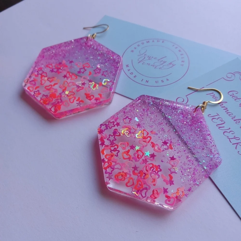 Hand Crafted Barbie's Dreams Collection Earrings